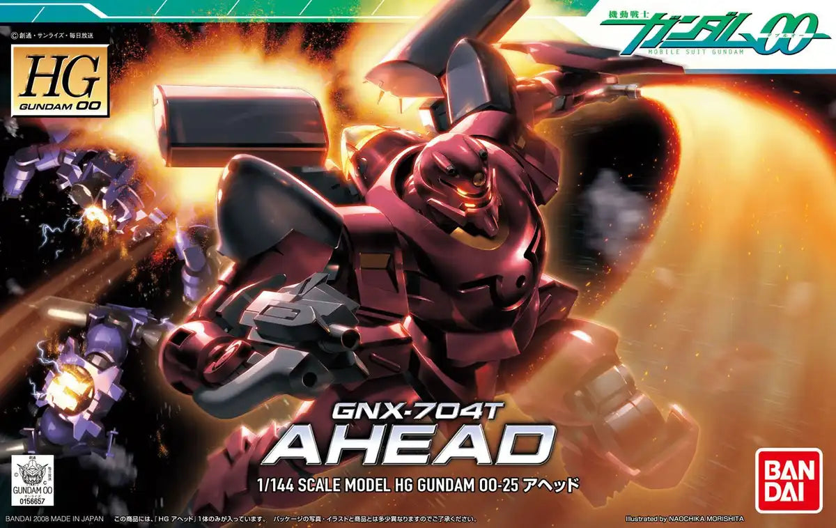 BANDAI Hg Oo 25 Gundam Ahead Gnx-704T 1/144 Scale Kit