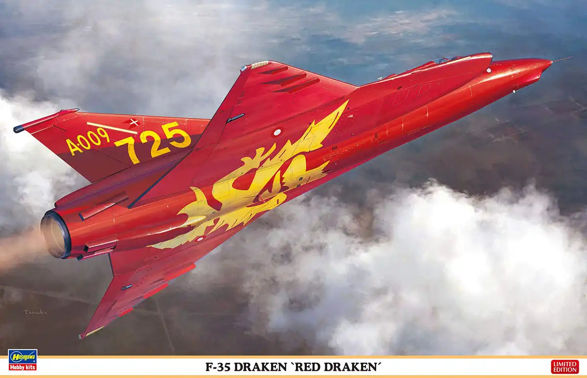 HASEGAWA 1/48 Danish Air Force F-35 Dracen 'Red Draken' Plastic Model