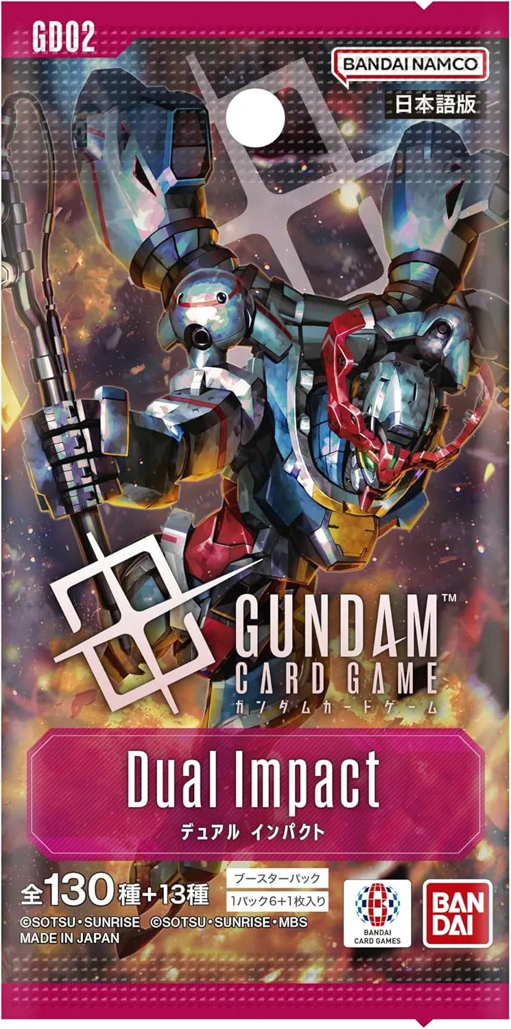 BANDAI Gundam Card Game Dual Impact Booster Box (24 Packs)