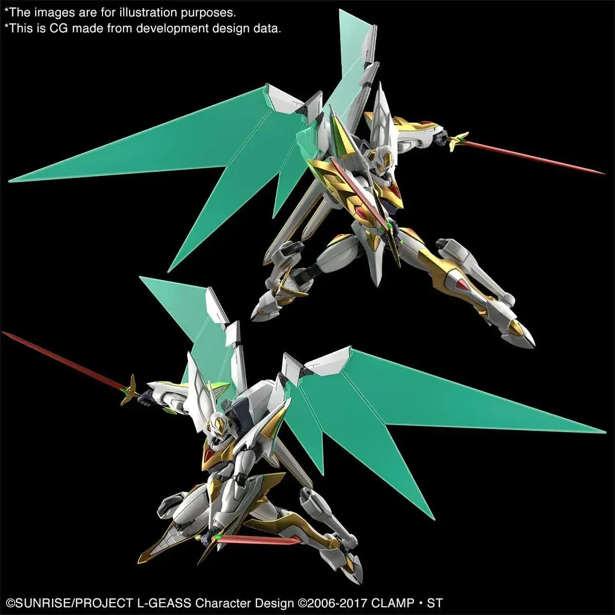 Banpresto Gundam Lancelot Albion HG 1/35 Black Figure Model Kit
