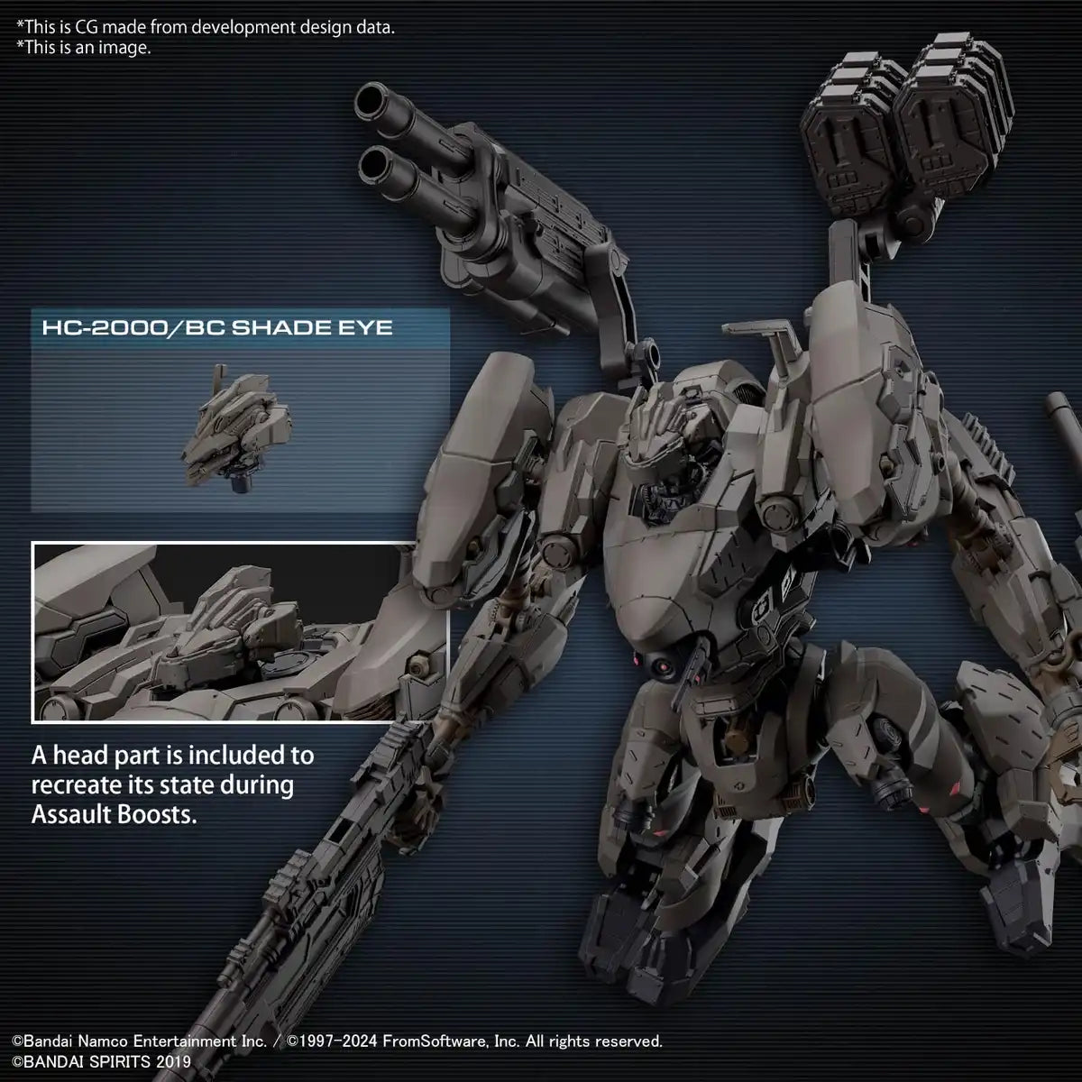 Hundreds 30Mm Armored Core Vi Orbiter Nightfall Model Kit Rad CC 2000