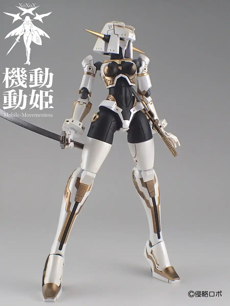 Shinryakurobo 1/144 Kidou Douki Momo Orca White/Black/Gold Plastic Model