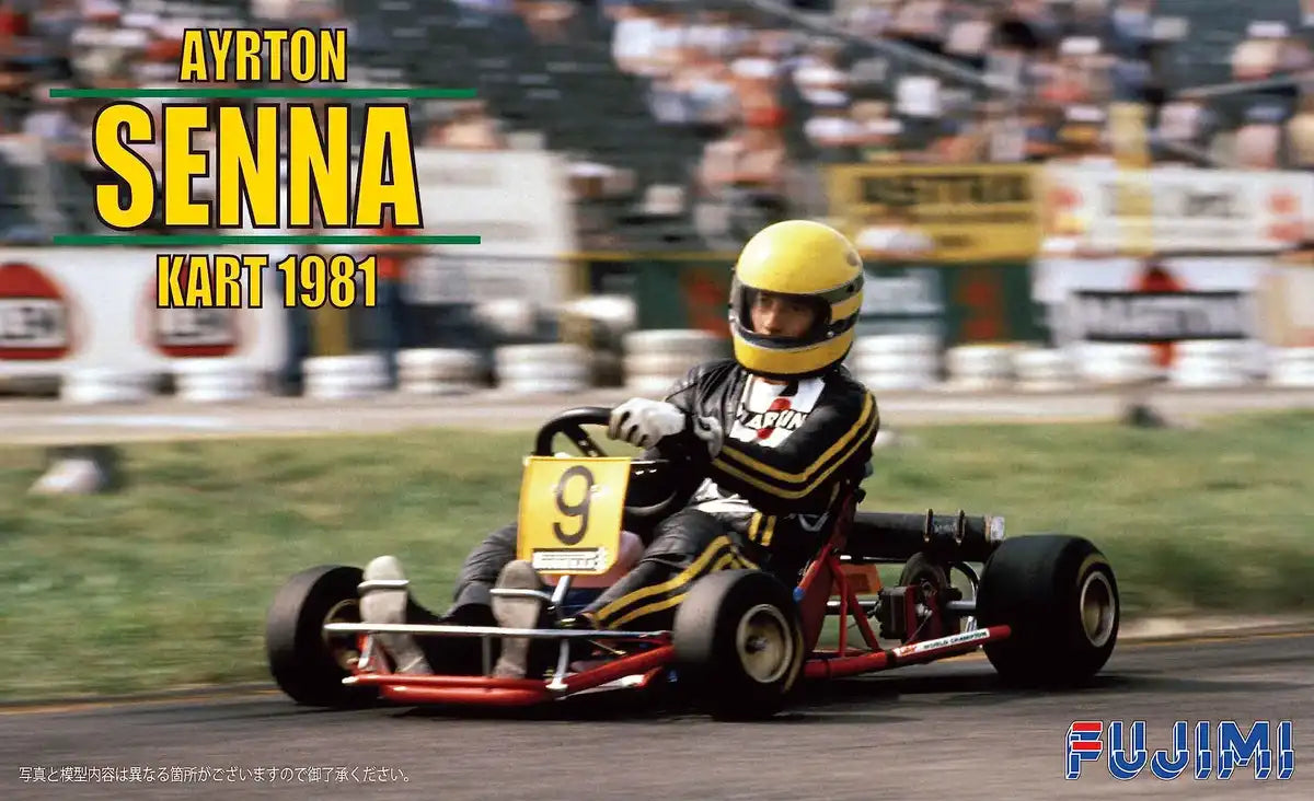 Fujimi Model 1/20 Kart Series No.1 Ayrton Senna 1981 Kart-1