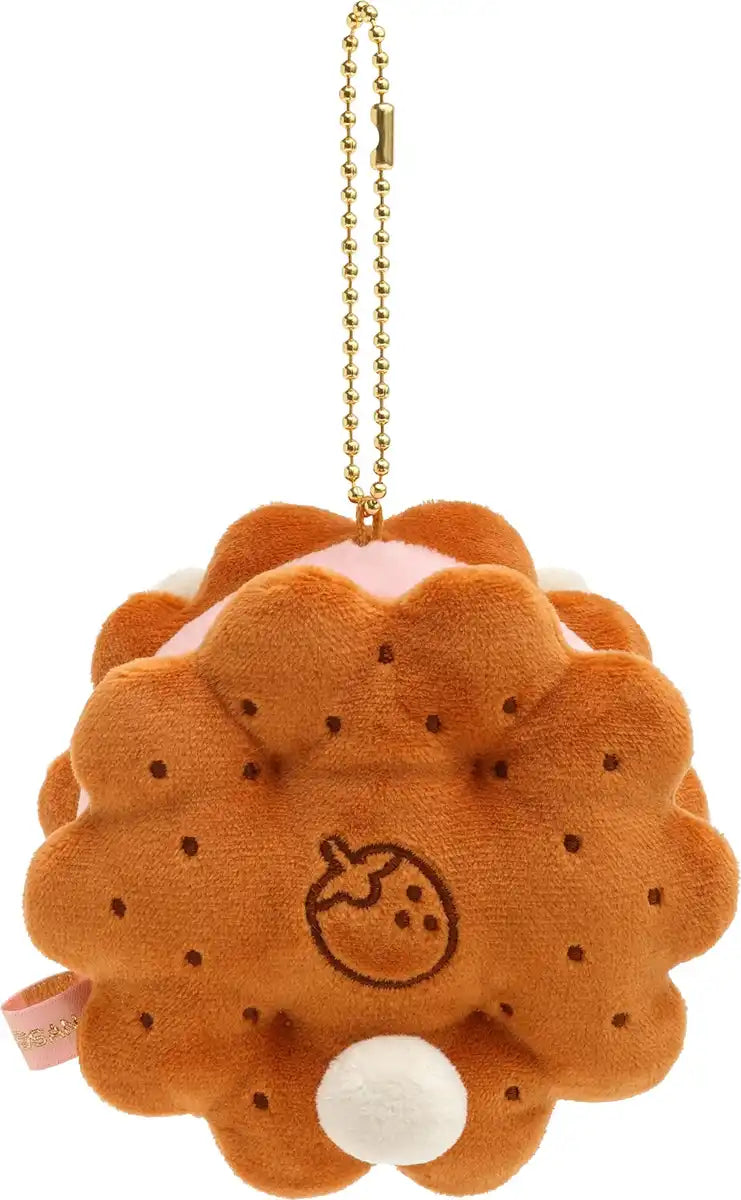 SAN-X Korilakkuma Retro Sweets Series Keychain Plush Butter Sandwich