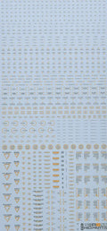HIQPARTS 1/100 Gray & Orange Rb02 Caution Decal