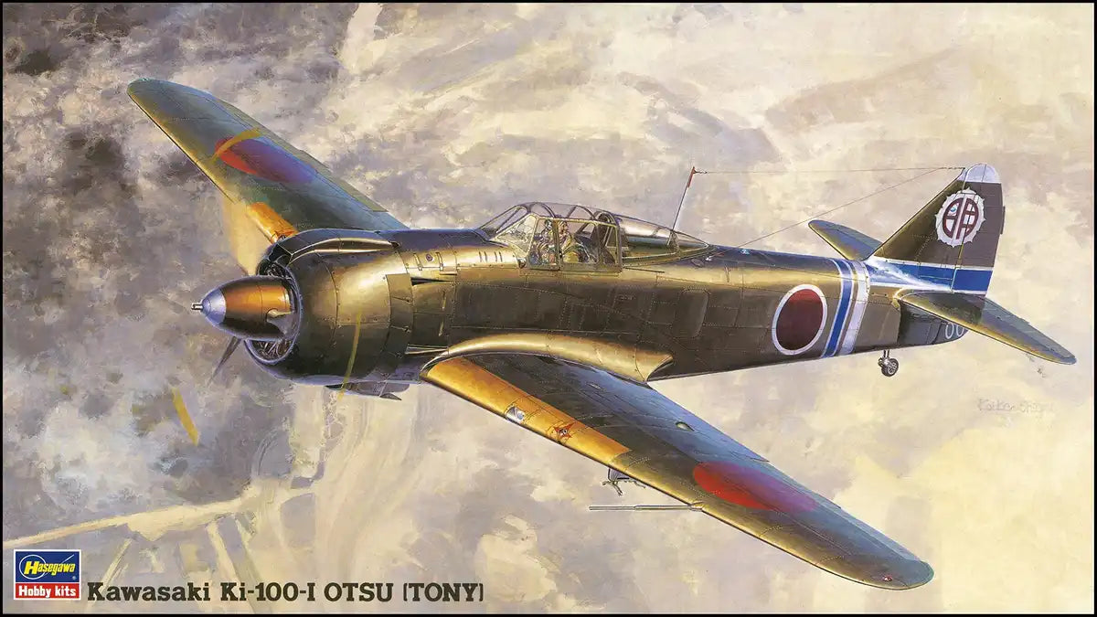 HASEGAWA 1/48 Kawasaki Ki-100-I Otsu Tony Plastic Model