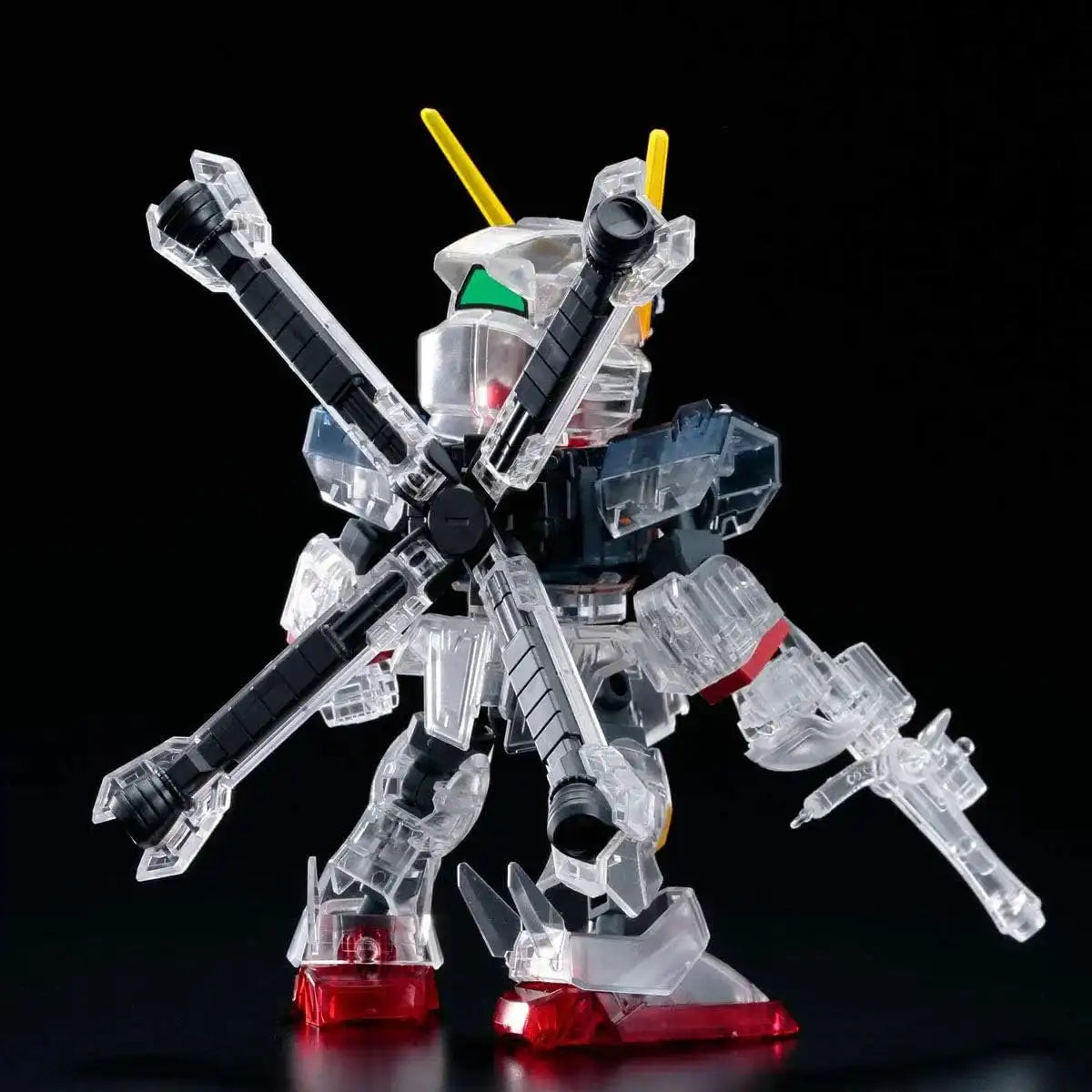SD Gundam Cross Silhouette Crossbone Gundam X1 Clear Color Plastic Model by BANDAI