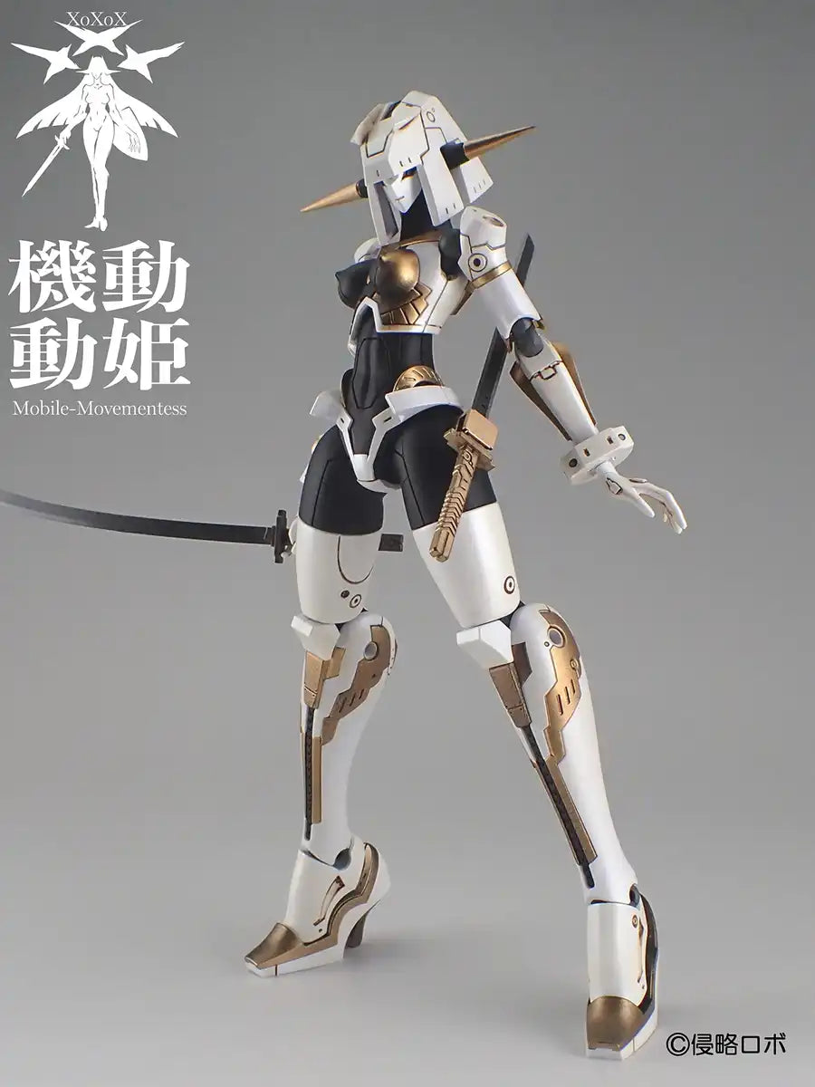 Shinryakurobo 1/144 Kidou Douki Momo Orca White/Black/Gold Plastic Model