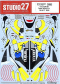 Studio27 1/12 Yamaha Yzr-M1 Tech3 #5 2005 Japanese Yamaha Motorbike Model Decal