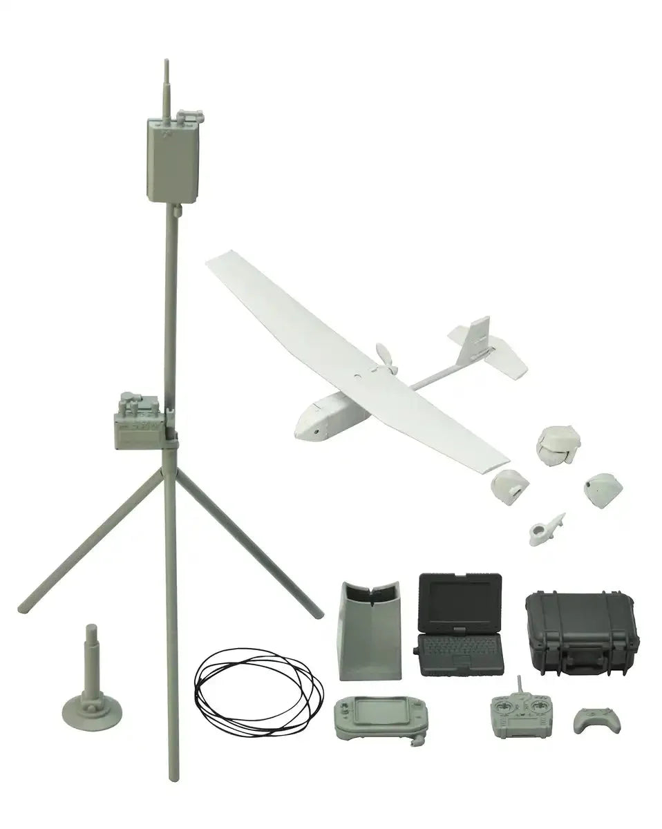 TOMYTEC Military Series 1/12 Little Armory Uav Rq-11 Raven & Equipment Set Plastic Model