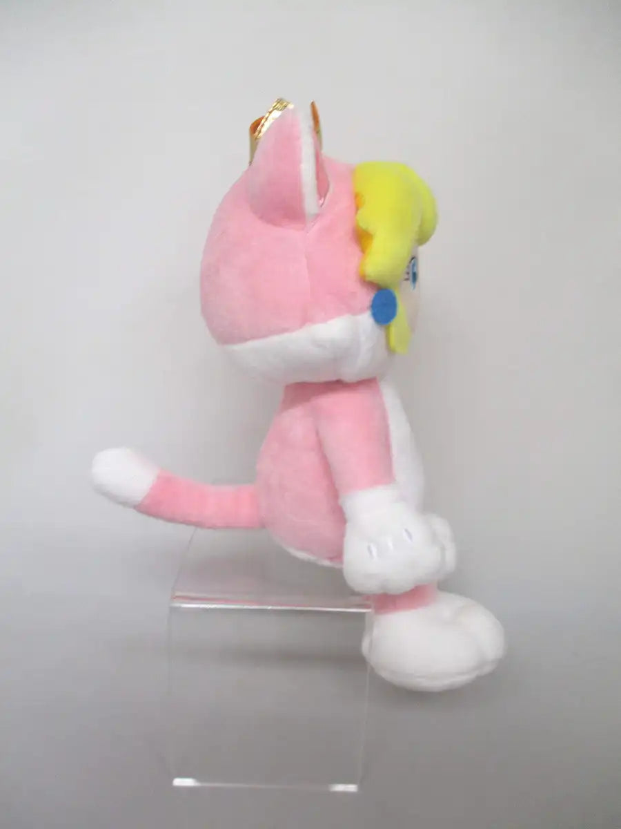 SAN-EI Super Mario 3D World Plush Doll Cat Peach S