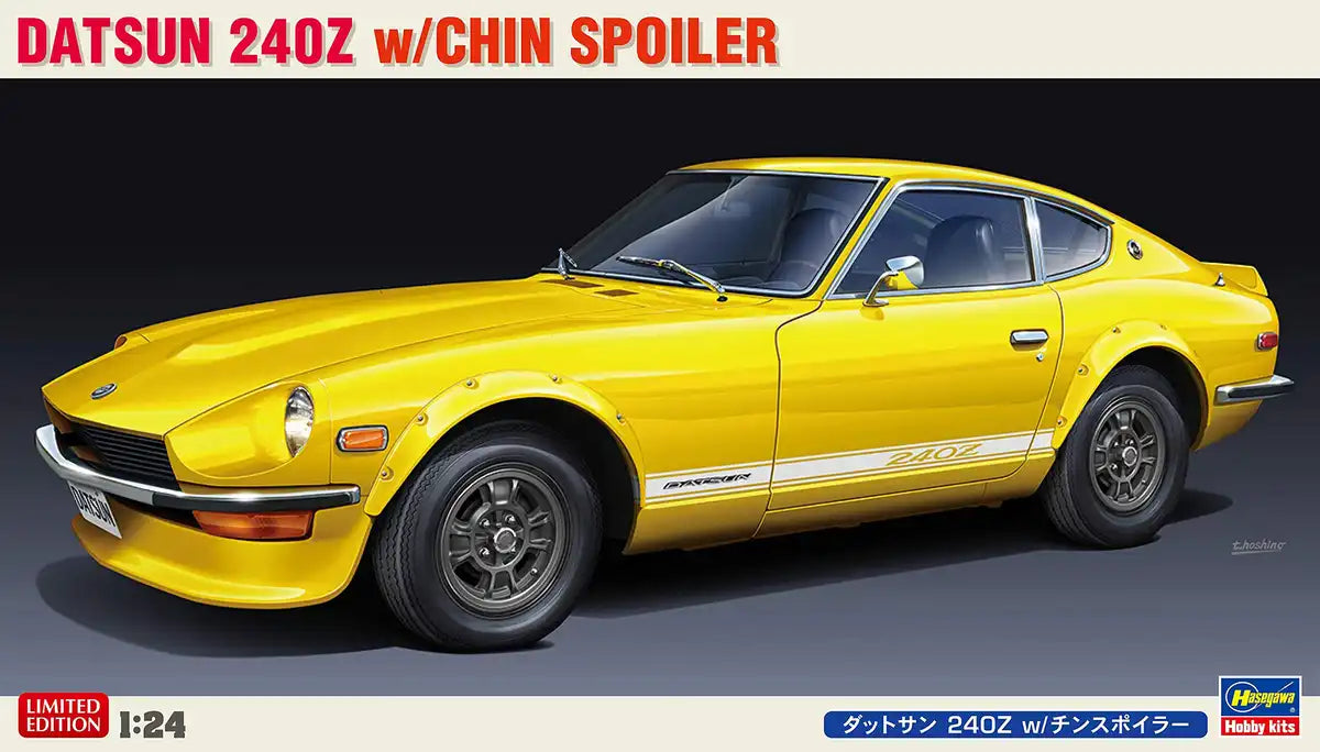 Hasegawa 1 /24 Datsun 240Z W/Chin Spoiler Japanese Scale Car Toys Plastic Model Kit