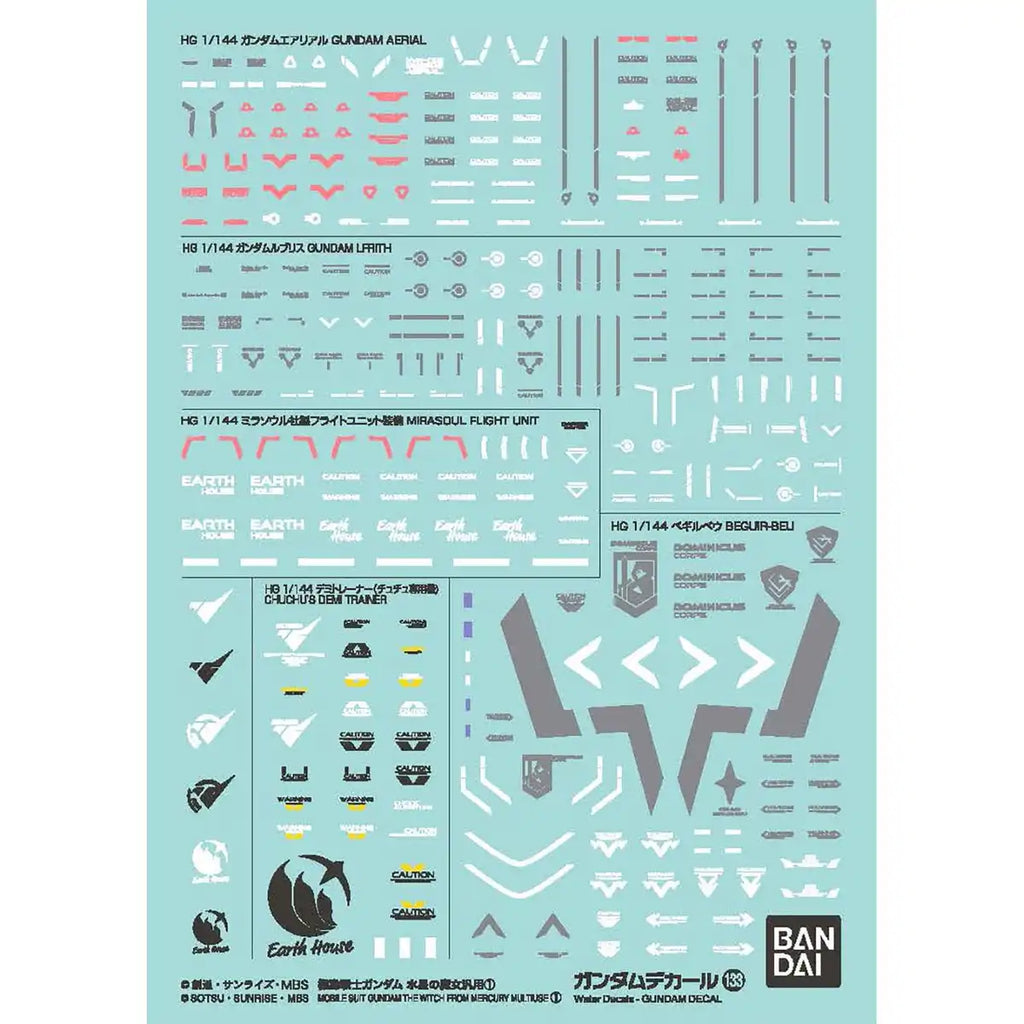 Bandai Spirits Gundam Decal No.133 GP-1
