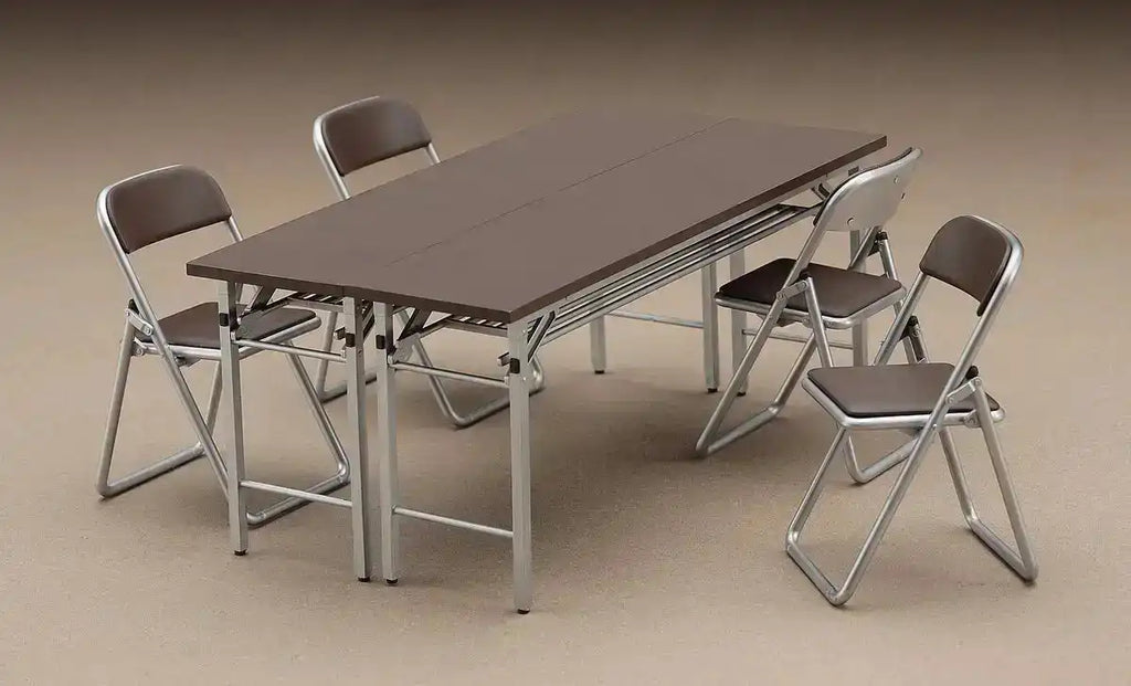 HASEGAWA - 1/12 Meeting Room Desk & Chair Plastic Model