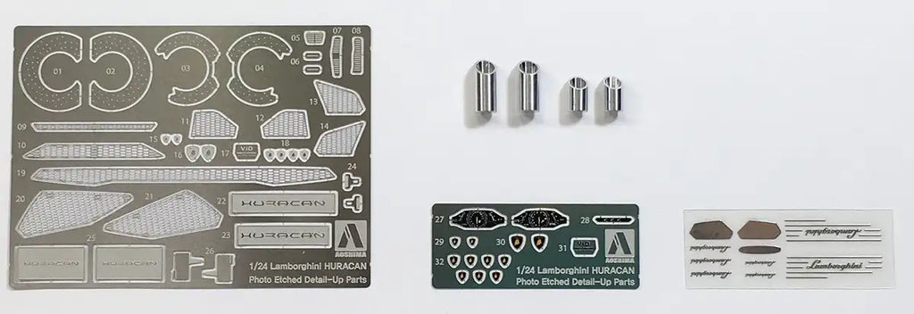 AOSHIMA 17081 Lamborghini Huracan Detail Up Parts Set 1/24 Scale