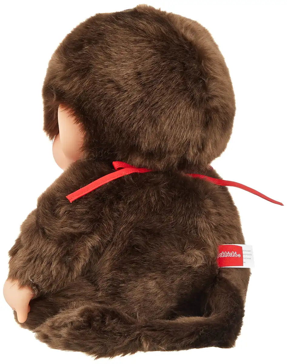 Monchhichi Brown Girl L Size 226658 Sekiguchi 34cm Premium Standard Soft