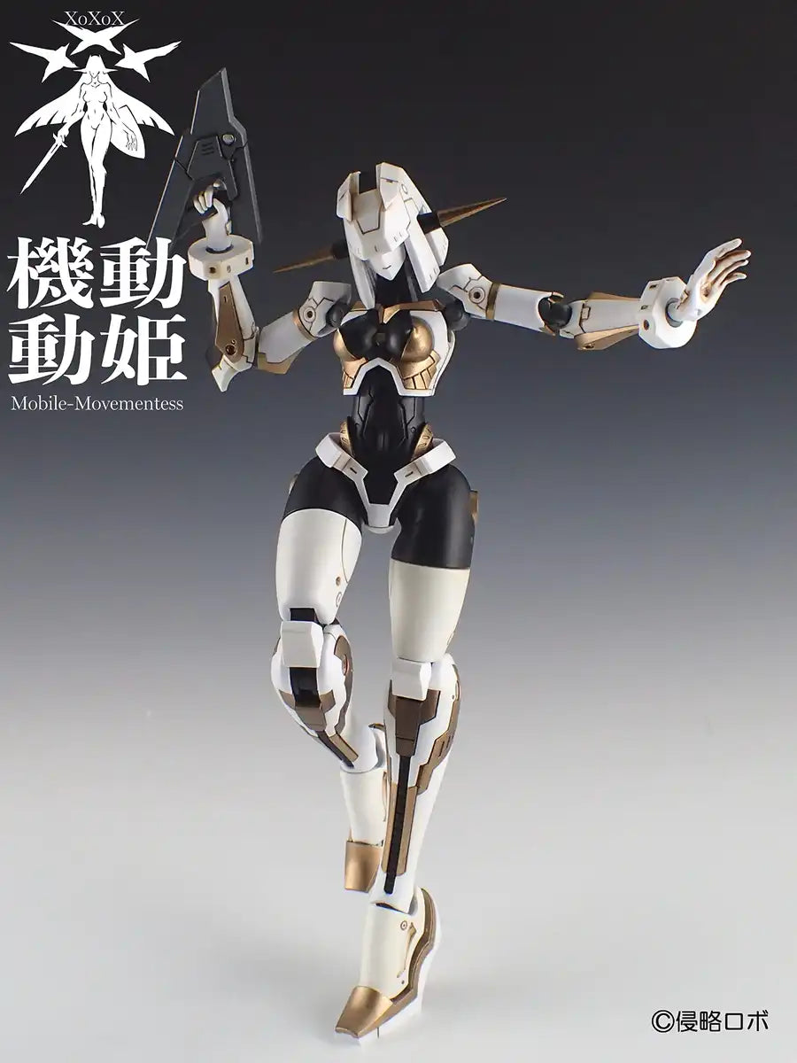 Shinryakurobo 1/144 Kidou Douki Momo Orca White/Black/Gold Plastic Model