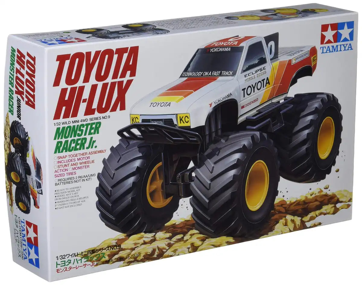 TAMIYA 17009 Mini 4Wd Toyota Hi-Lux Monster Racer Jr. 1/32