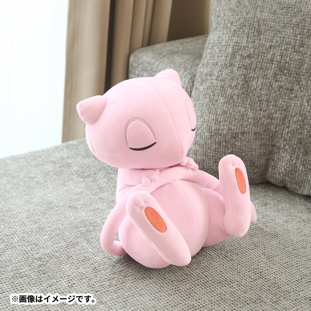 Pokemon Sleep Mew Squishy Plush Toy Soft Feel 23 x 15.5 x 26 cm