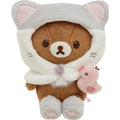 San-X Rilakkuma Neko Neko No Yu Plush Toy Chiiroikoguma Mo21401