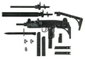 TOMYTEC Military Series 1/12 Little Armory La084 Smg-Uz Type Plastic Model