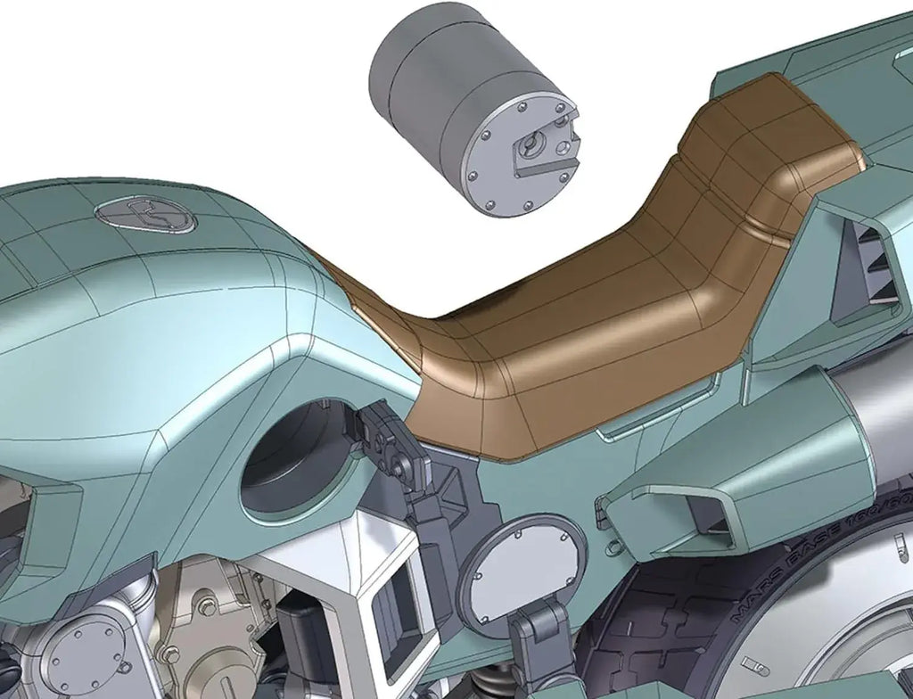 Hasegawa Creator Works Mospeada Stick Plastic Model 1/12 Scale