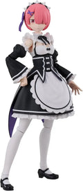 Kadokawa Re Zero Ram 6.2 Inch Articulated Plastic Model Kit