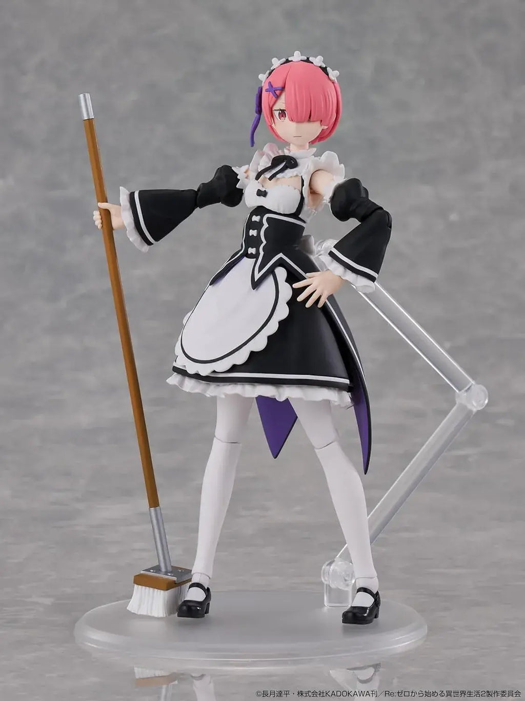 Kadokawa Re Zero Ram 6.2 Inch Articulated Plastic Model Kit