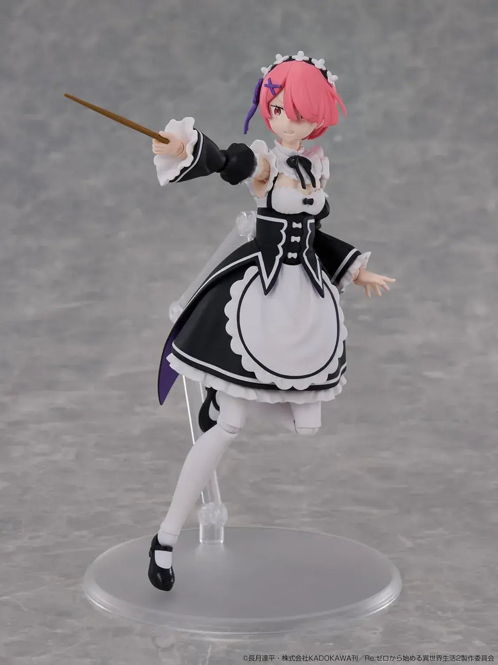Kadokawa Re Zero Ram 6.2 Inch Articulated Plastic Model Kit
