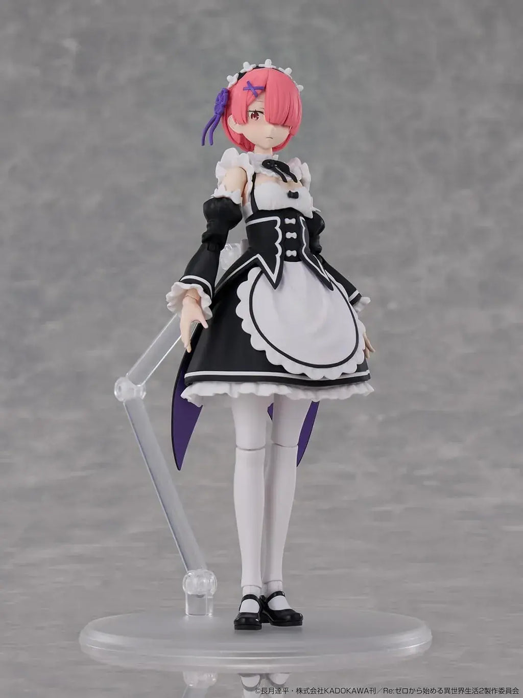 Kadokawa Re Zero Ram 6.2 Inch Articulated Plastic Model Kit