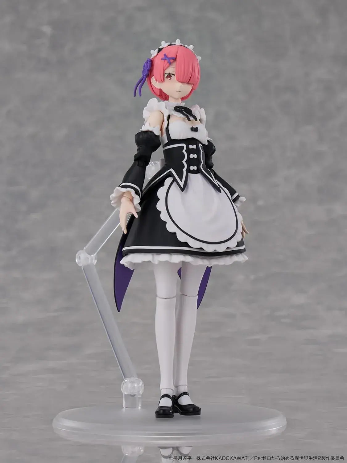 Kadokawa Re Zero Ram 6.2 Inch Articulated Plastic Model Kit