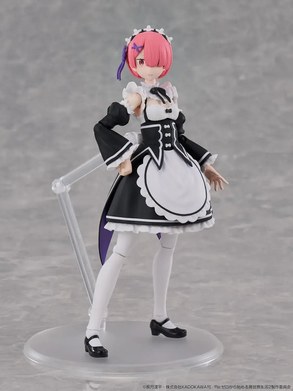 Kadokawa Re Zero Ram 6.2 Inch Articulated Plastic Model Kit