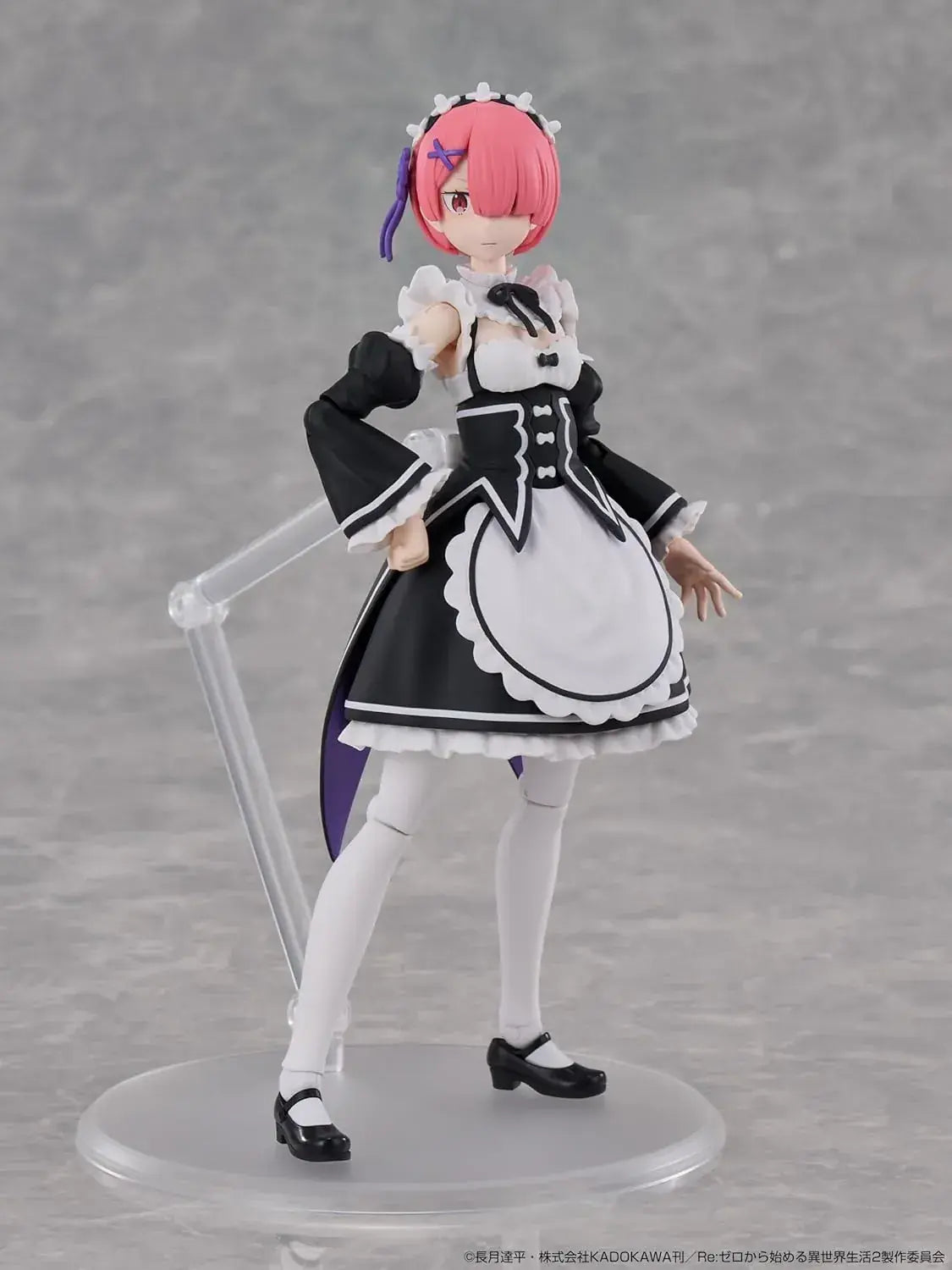 Kadokawa Re Zero Ram 6.2 Inch Articulated Plastic Model Kit