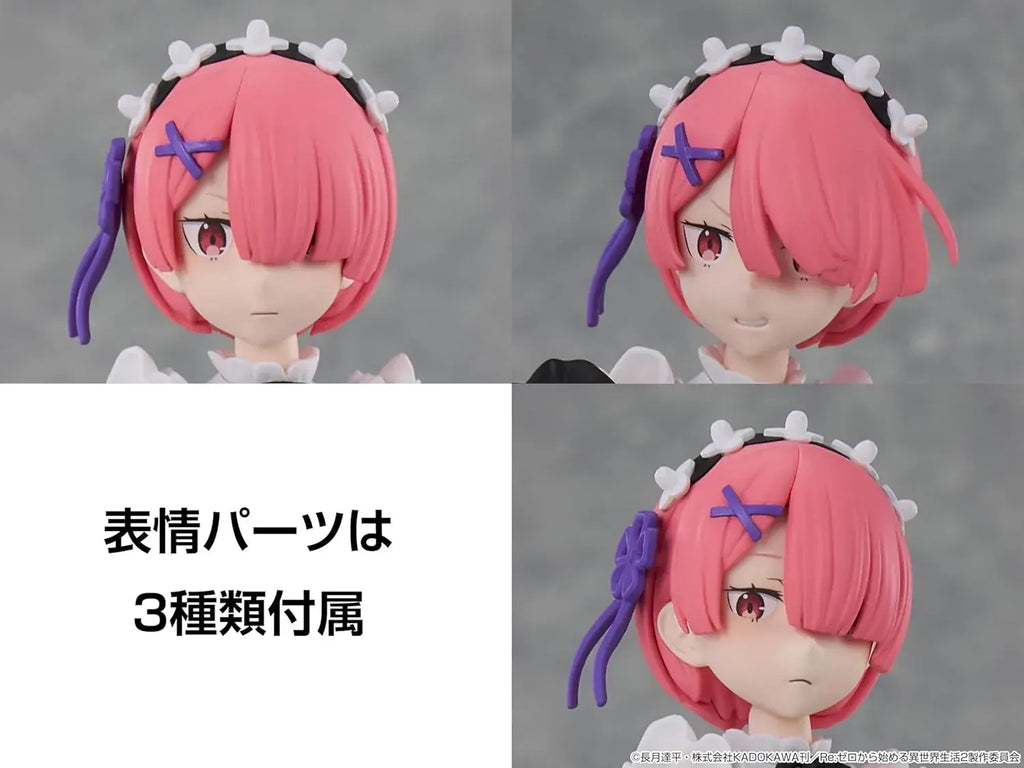 Kadokawa Re Zero Ram 6.2 Inch Articulated Plastic Model Kit