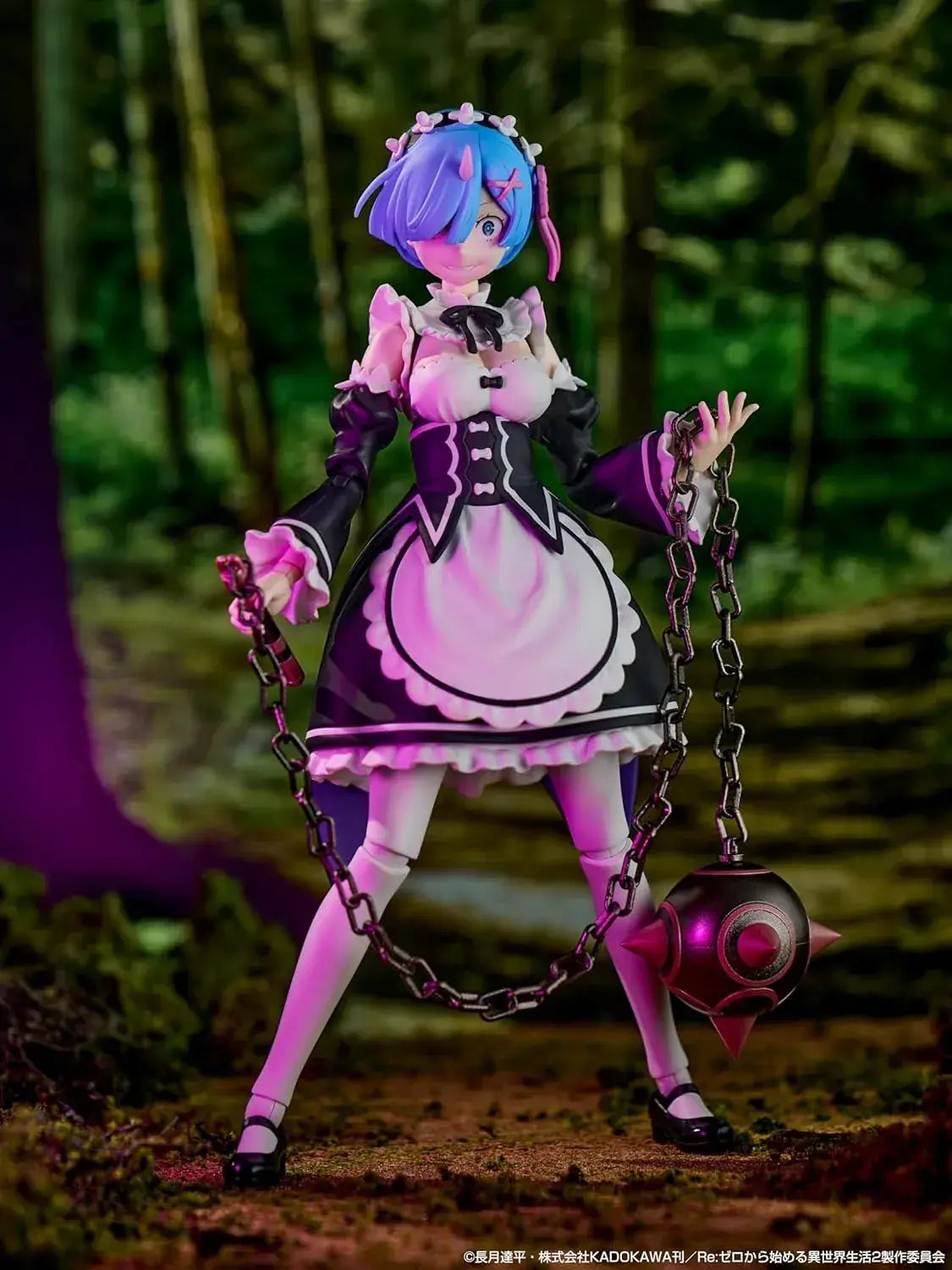 Kadokawa Rem Non Scale Color Coded Plastic Model Figure Kit