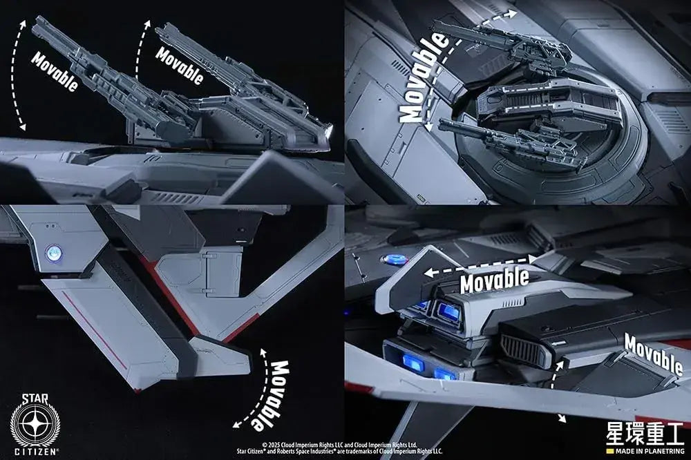 Kotobukiya Star Citizen Anvil F8C Lightning 1/100 Kit Components