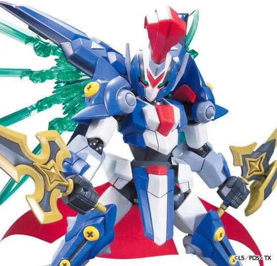 Plastic Model Cardboard Battle Mark LBX Achilles D9 Model Kit by Bandai Spirits