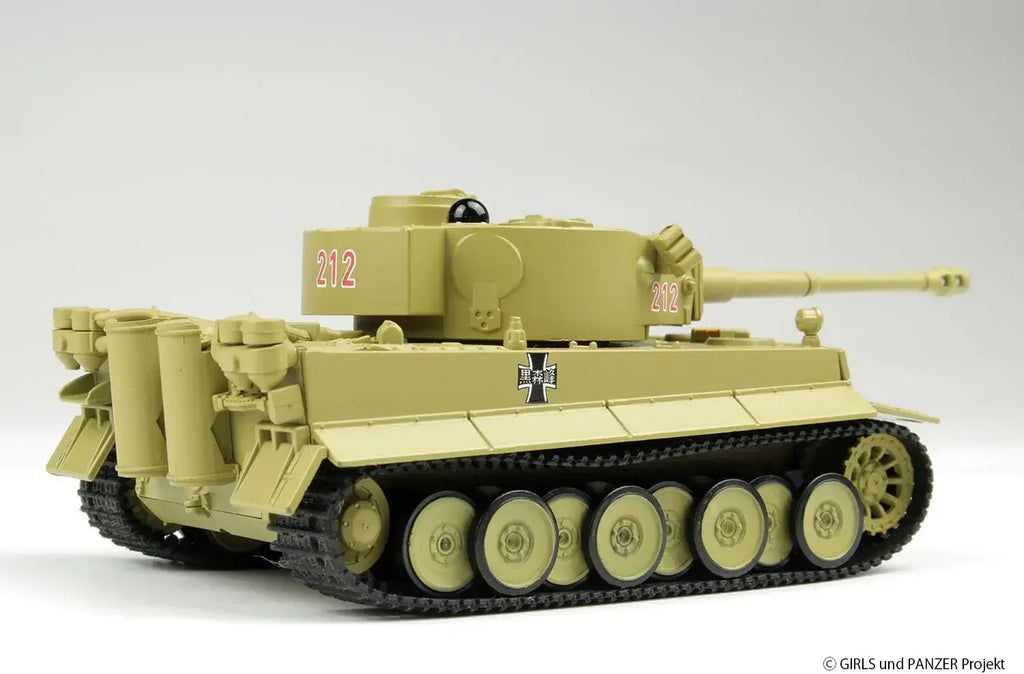 Platz 164 RC Tiger I Kuromorimine Electric Battle Tank 1/64 Scale