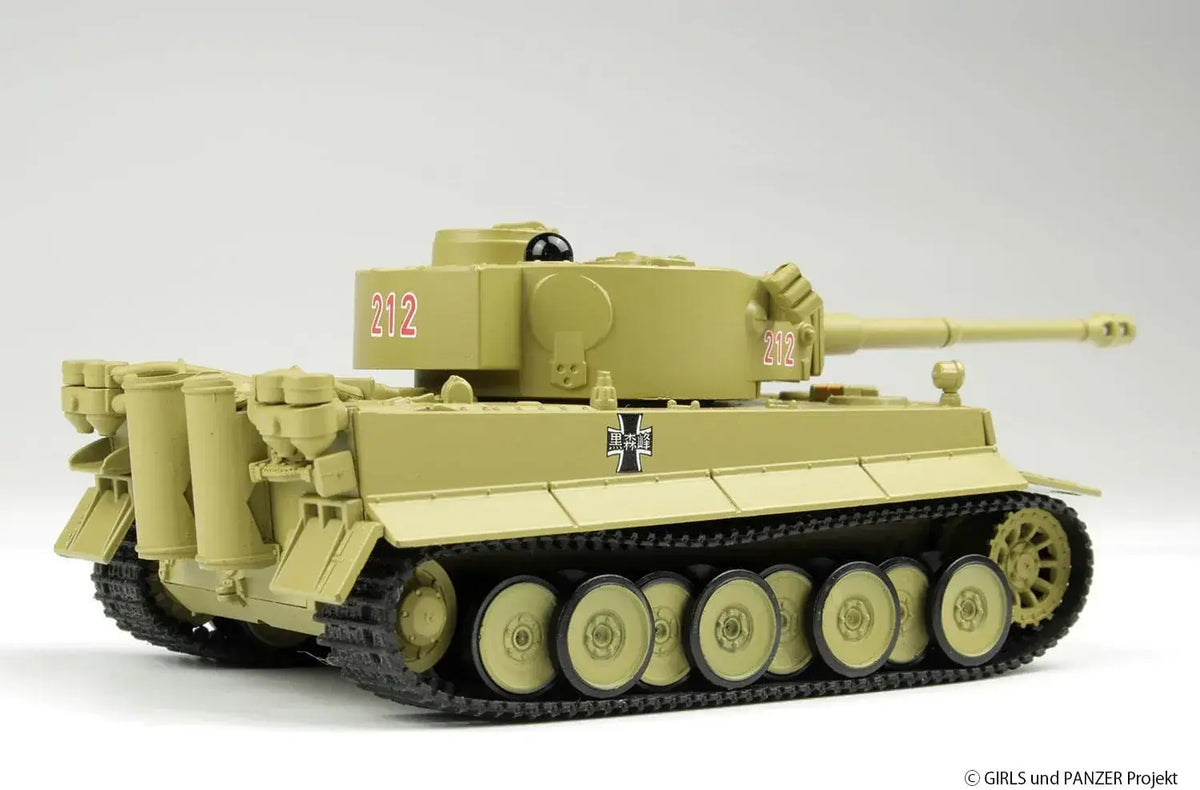Platz 164 RC Tiger I Kuromorimine Electric Battle Tank 1/64 Scale