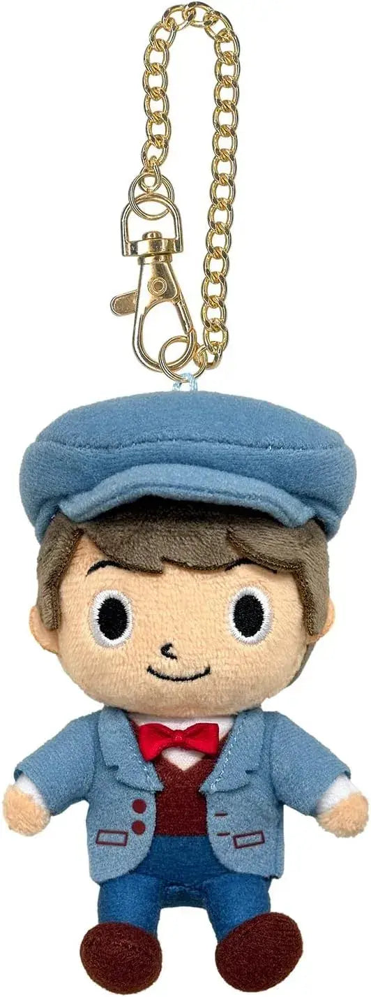 Sanei Boeki Professor Layton Luke Plush Mascot 7 x 7 x 11.5 cm