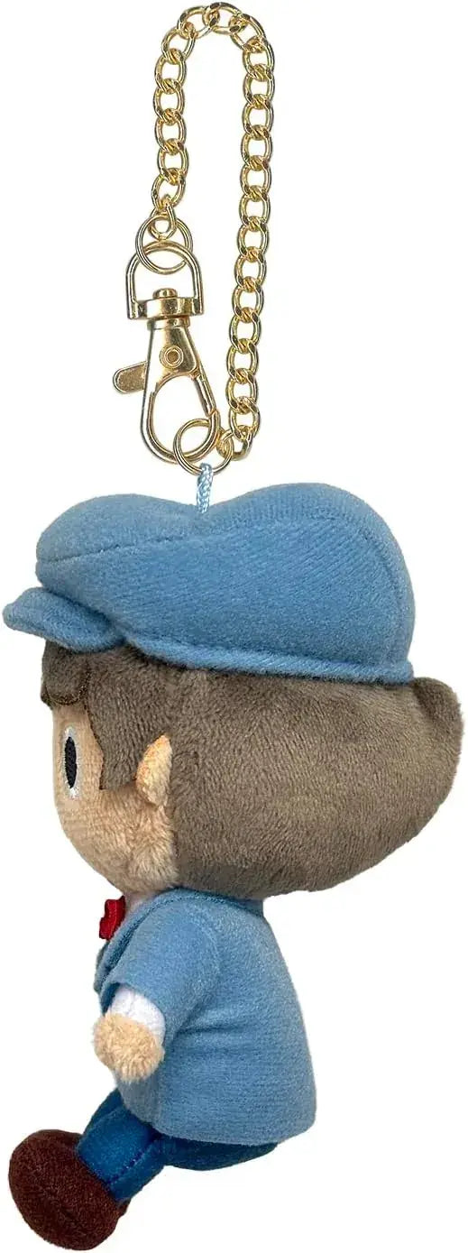Sanei Boeki Professor Layton Luke Plush Mascot 7 x 7 x 11.5 cm