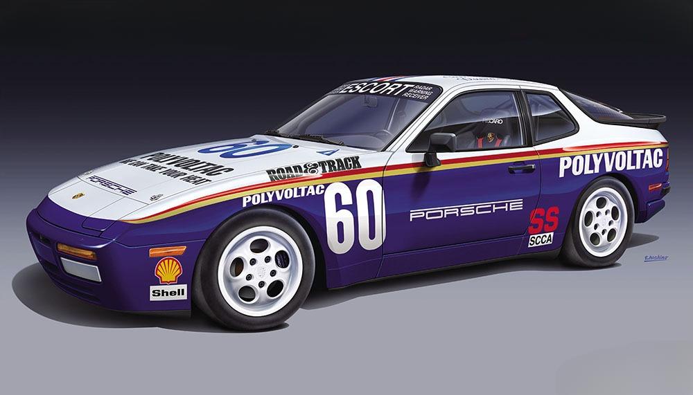 Hasegawa 1/24 Porsche 944 Turbo Racing 1987 Scca Japanese Racing Car Models