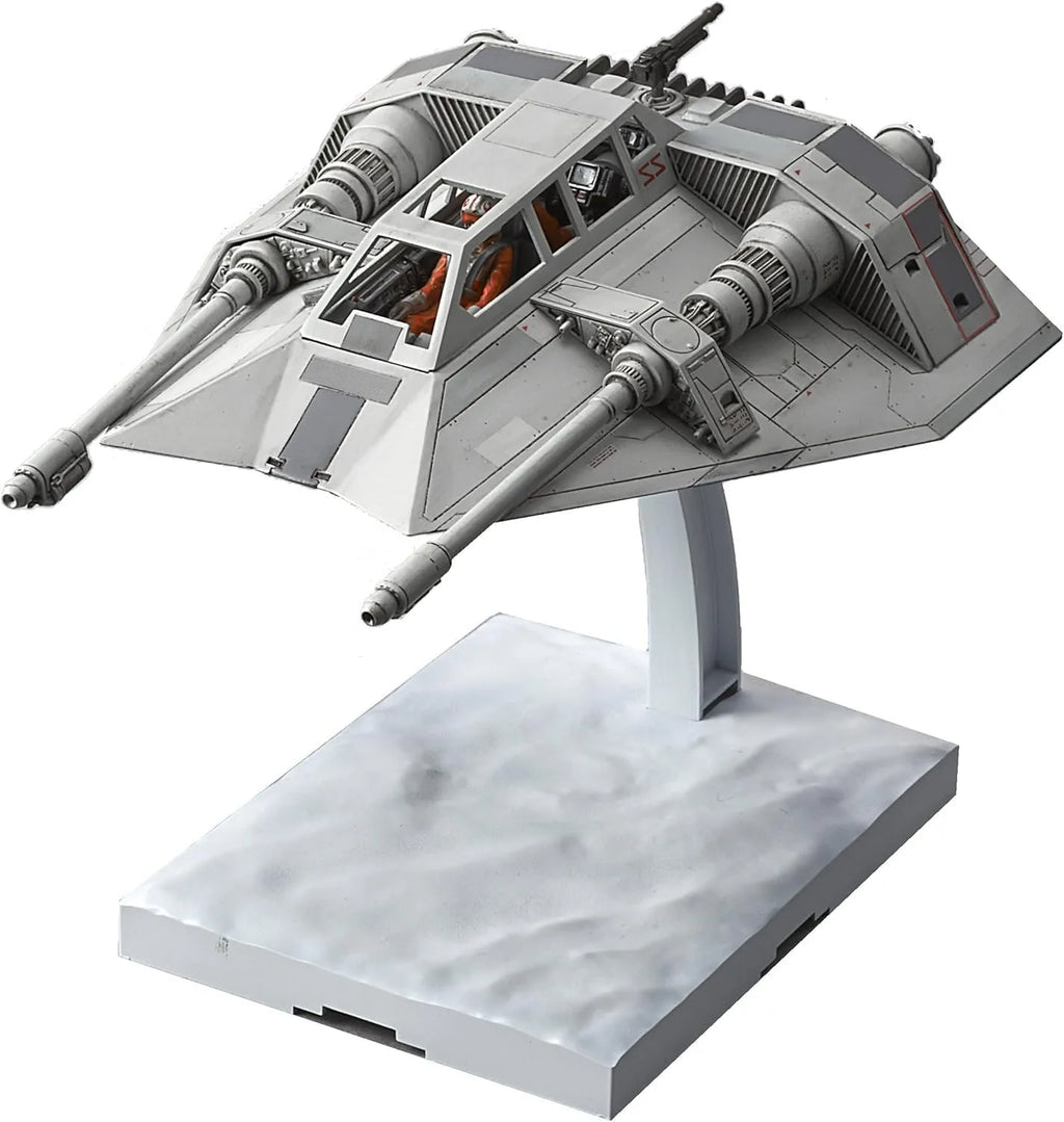 Star Wars 1/48 Snow Speeder Color Coded Plastic Model Kit by BANDAI SPIRITS