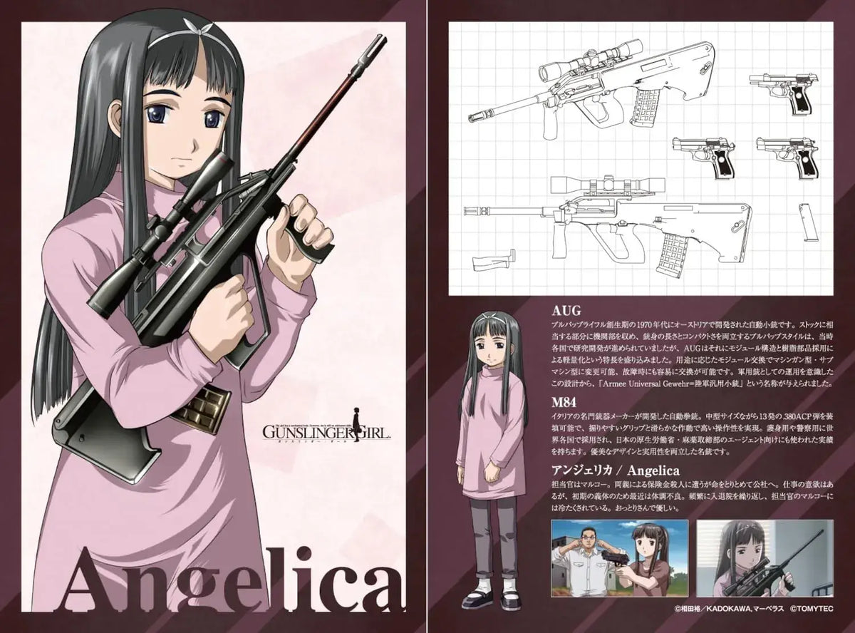 Tomytec Little Armory Gunslinger Girl Angelica AUG M84 1/12 Kit