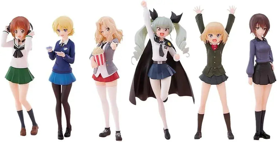 Vision Girls Und Panzer 6-Piece Plastic Figure Collection