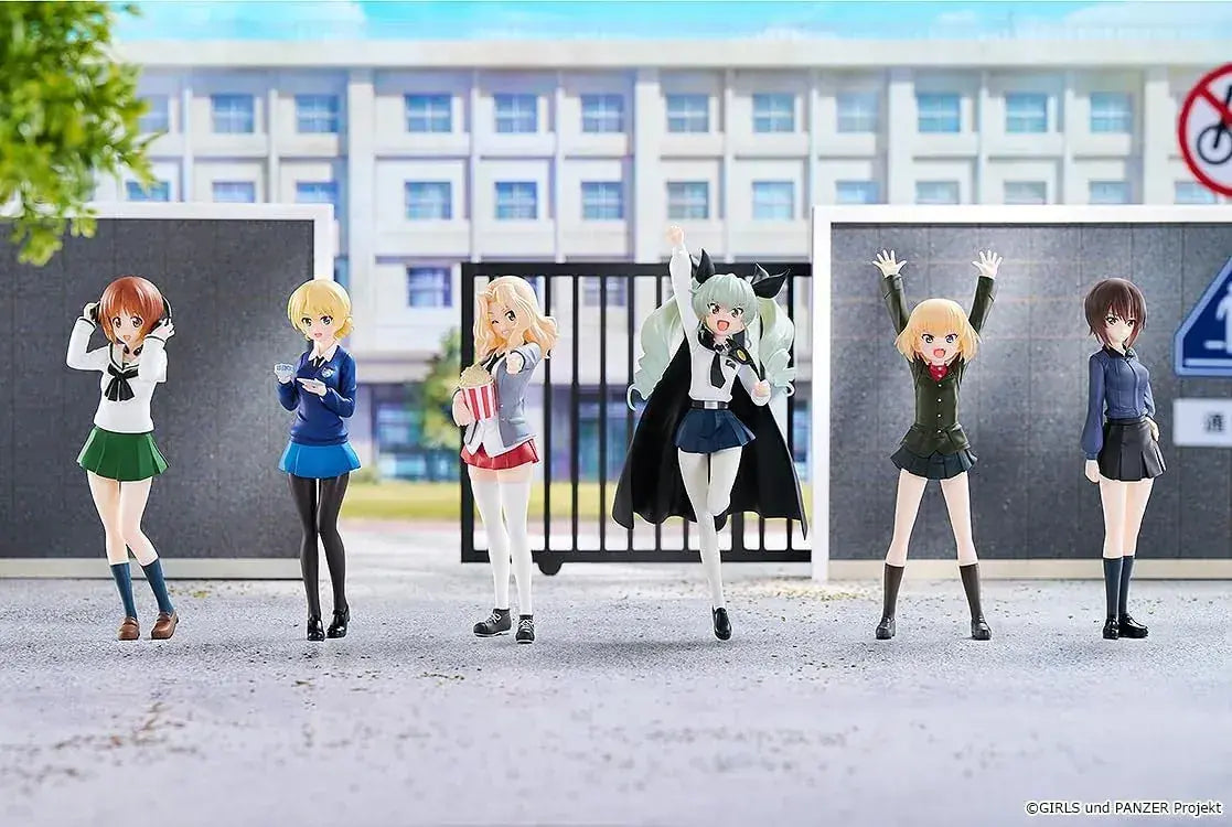 Vision Girls Und Panzer 6-Piece Plastic Figure Collection